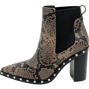 Charles David Dodger Womens Reptile Dashing Ankle Pointed Toe Booties Shoes 8